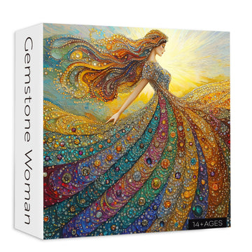 Gemstone donna puzzle puzzle 1000 pezzi